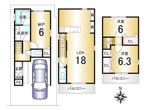 深草泓ノ壺町＿新築一戸建