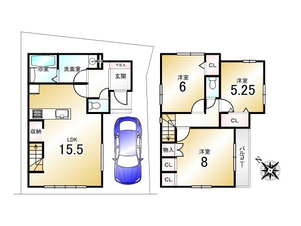 竹田七瀬川町＿新築一戸建２期１号地