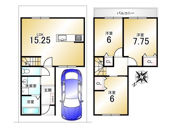 向島津田町＿新築一戸建３号地