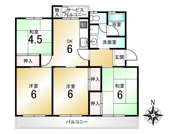 醍醐上ノ山団地B3棟