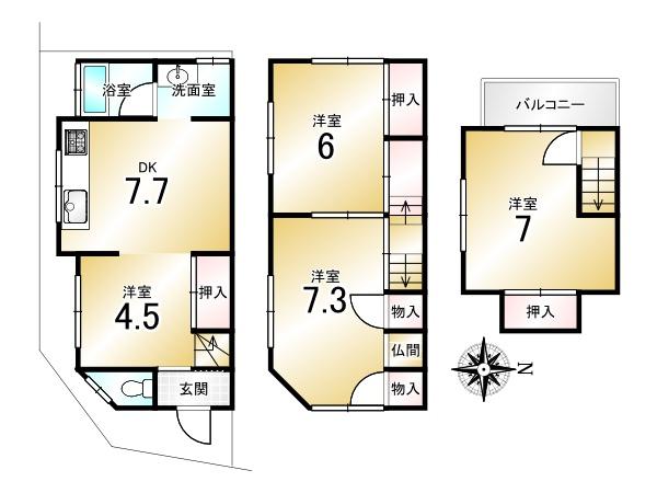 深草開土町＿中古一戸建