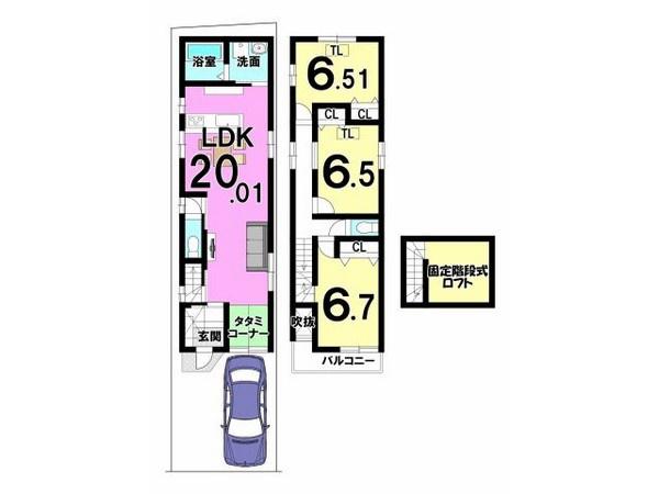 景勝町＿建築条件付売土地１号地
