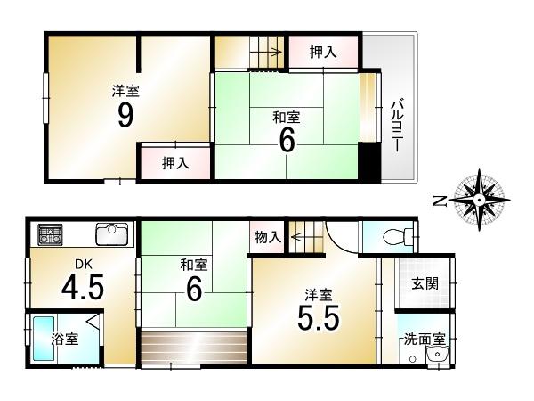 深草フチ町＿中古テラスハウス