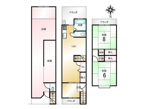 深草西浦町３丁目＿店舗付住宅