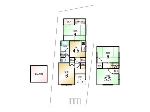 深草大亀谷万帖敷町＿中古一戸建