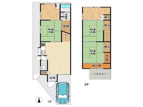 深草東伊達町＿中古一戸建