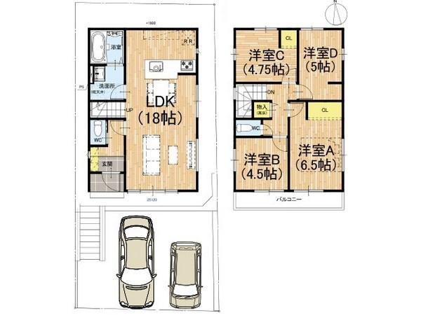 醍醐古道町＿新築一戸建１期２号地