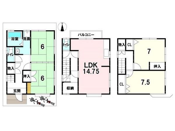深草小久保町＿中古一戸建