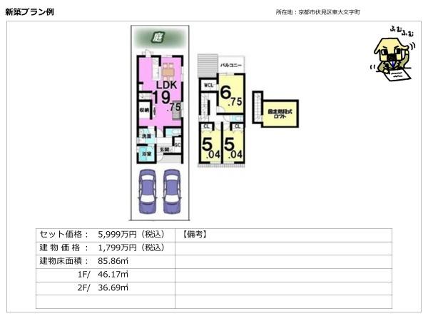 京都市伏見区東大文字町の土地