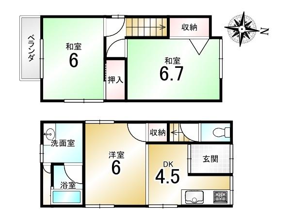 石田大山町＿中古一戸建