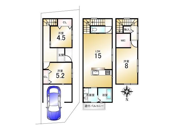 深草フチ町＿新築一戸建Ⅲ