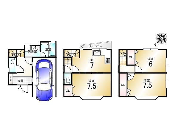 深草大亀谷東寺町＿中古一戸建