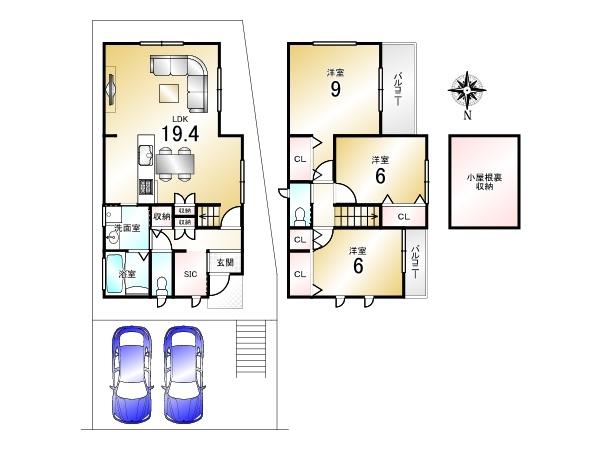 深草大亀谷八島町_新築一戸建