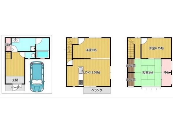 石田大山町＿中古一戸建