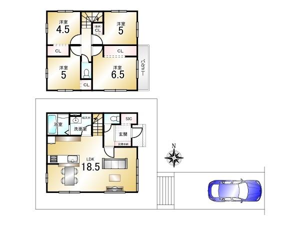 深草大亀谷万帖敷町＿新築一戸建５期２号地