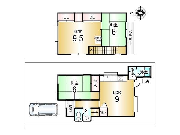京都市伏見区深草大亀谷西寺町の中古一戸建て