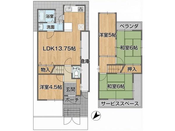 桃山町山ノ下＿中古一戸建