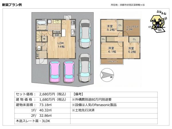 深草鞍ケ谷＿建築条件付売土地