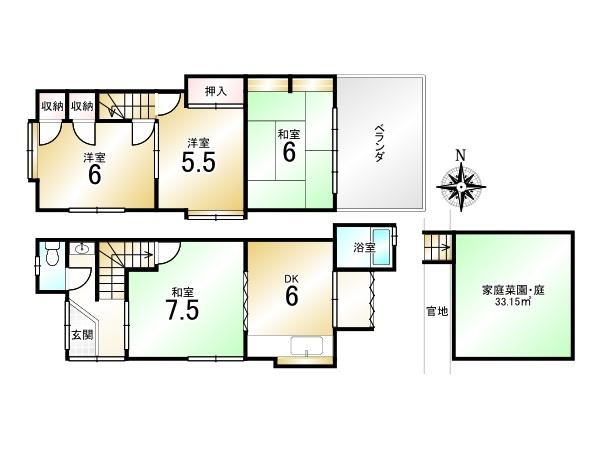 醍醐柏森町＿中古一戸建