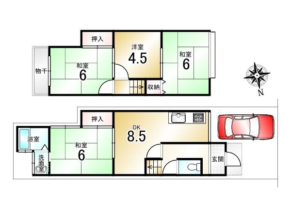醍醐岸ノ上町＿中古一戸建