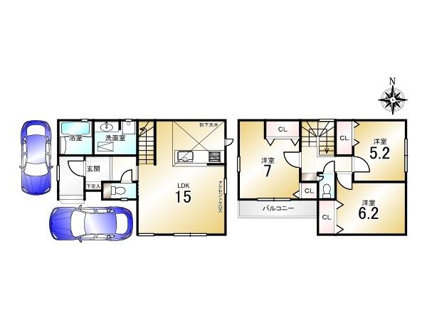 小栗栖森本町＿新築一戸建２号棟