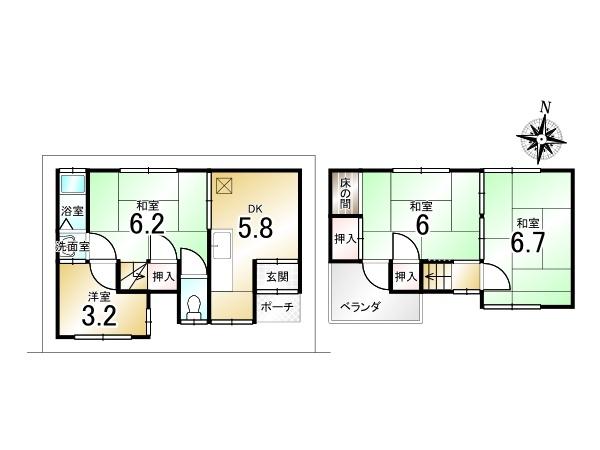 向島本丸町＿中古一戸建
