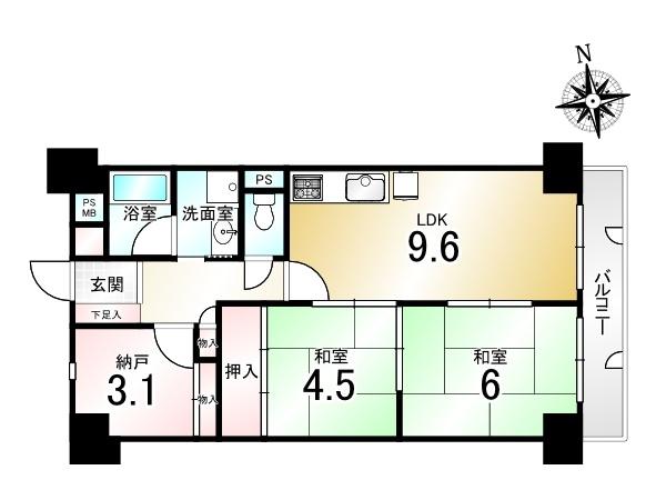 伏見日光ハイツ２号棟