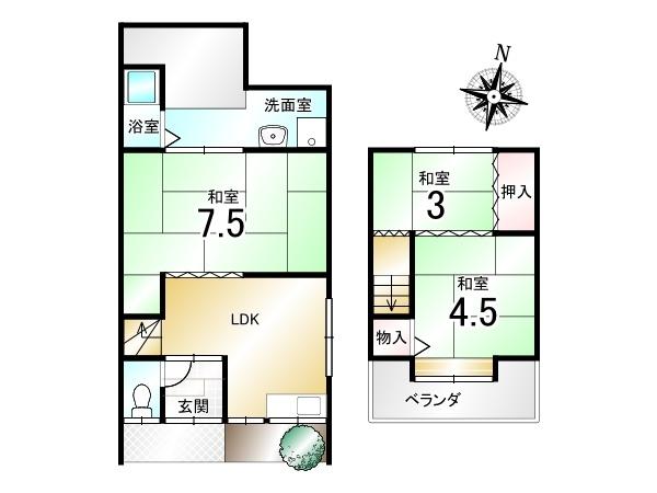 向島西堤町＿中古テラスハウス