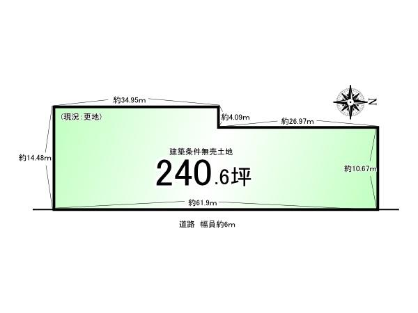 毛利町＿建築条件無売土地