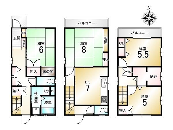 深草北鍵屋町＿中古一戸建