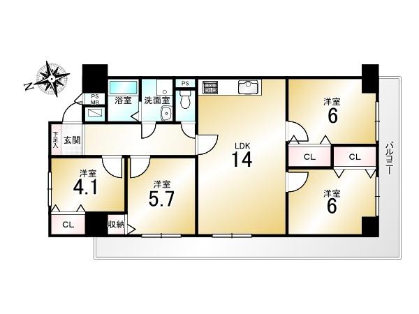 伏見日光ハイツ２号棟