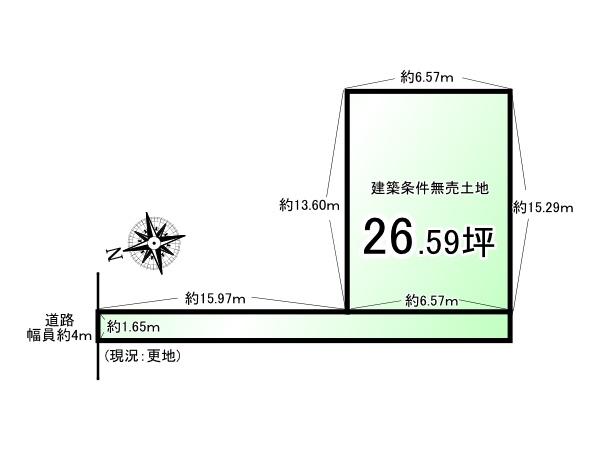 深草山村町＿建築条件無売土地