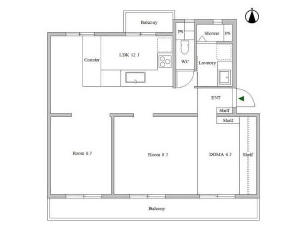 醍醐上ノ山団地B1棟