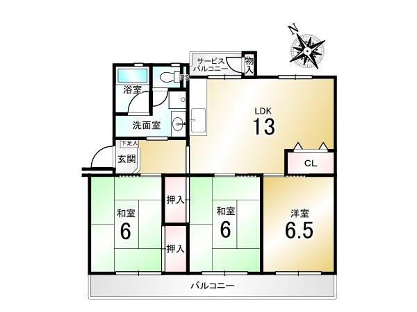 醍醐上ノ山団地B2棟