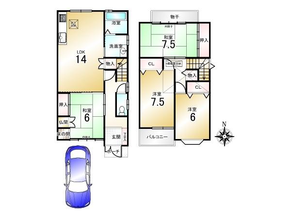 醍醐上ノ山町＿中古一戸建