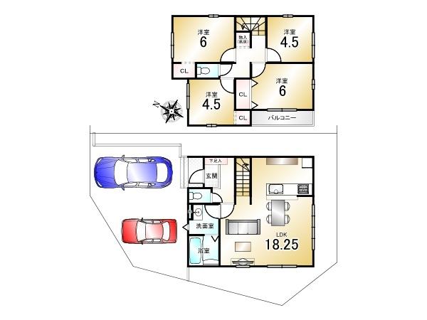 醍醐柿原町＿新築一戸建２期１号地