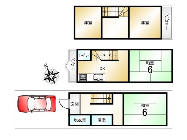 醍醐南里町＿中古一戸建