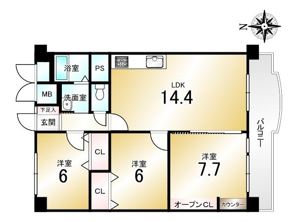 向島ニュータウン第三街区A棟