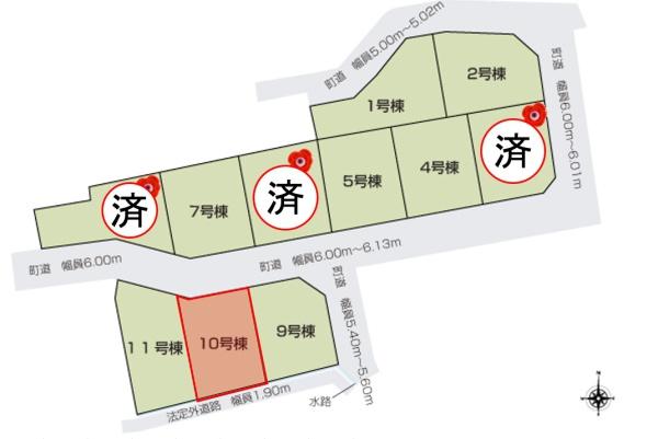 AiTOWN北方町加茂10号棟(全8棟)