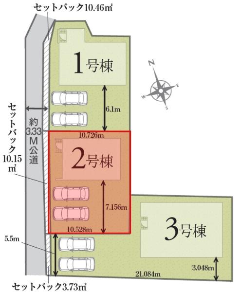 LIGNAGE大垣市浅草2号棟(全3棟)