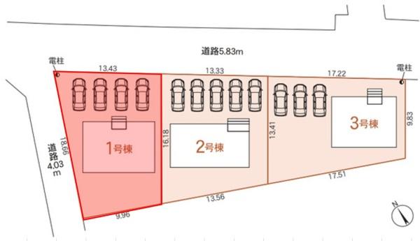 Gradlegarden羽島市竹鼻町1号棟(全3棟)