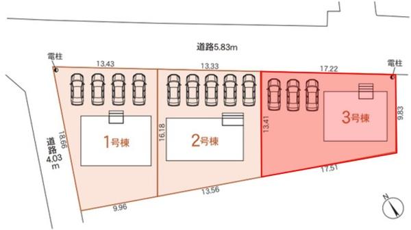 Gradlegarden羽島市竹鼻町3号棟(全3棟)