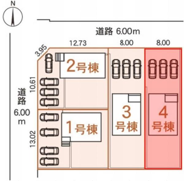 Gradlegarden岐阜市河渡4号棟(全4棟)