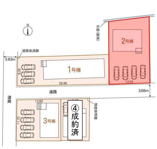 Gradlegarden羽島市竹鼻町第42号棟(全3棟)