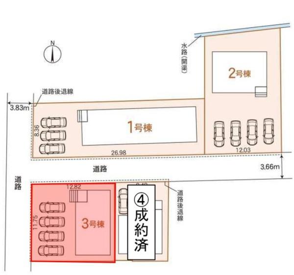 Gradlegarden羽島市竹鼻町第43号棟(全3棟)