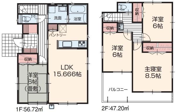 AiTOWN瑞穂市犀川1号棟（全2棟）