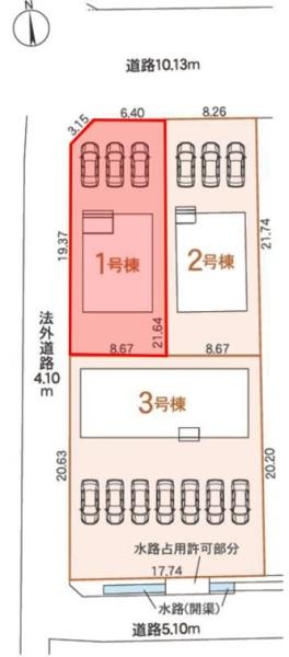 Cradelgarden大垣市青木町1号棟(全3棟)