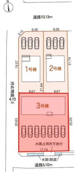 Cradelgarden大垣市青木町3号棟(全3棟)