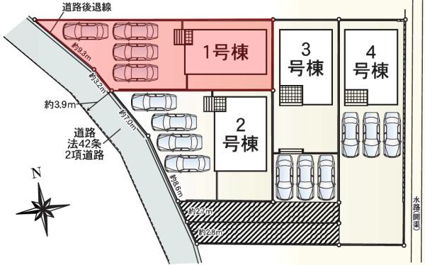 Cradlegarden大垣市内原1号棟(全4棟)