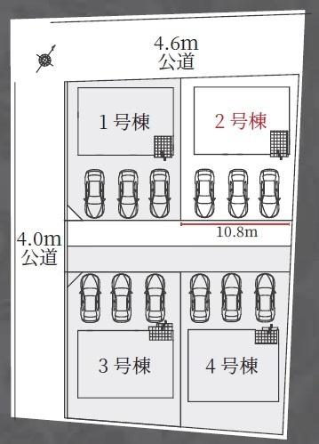 羽島市福寿町2号棟(全4棟)